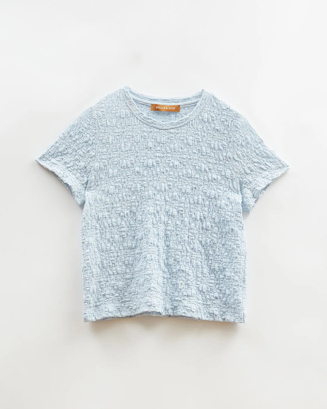 Adina T-shirt Lace Floral Blue - Image 5
