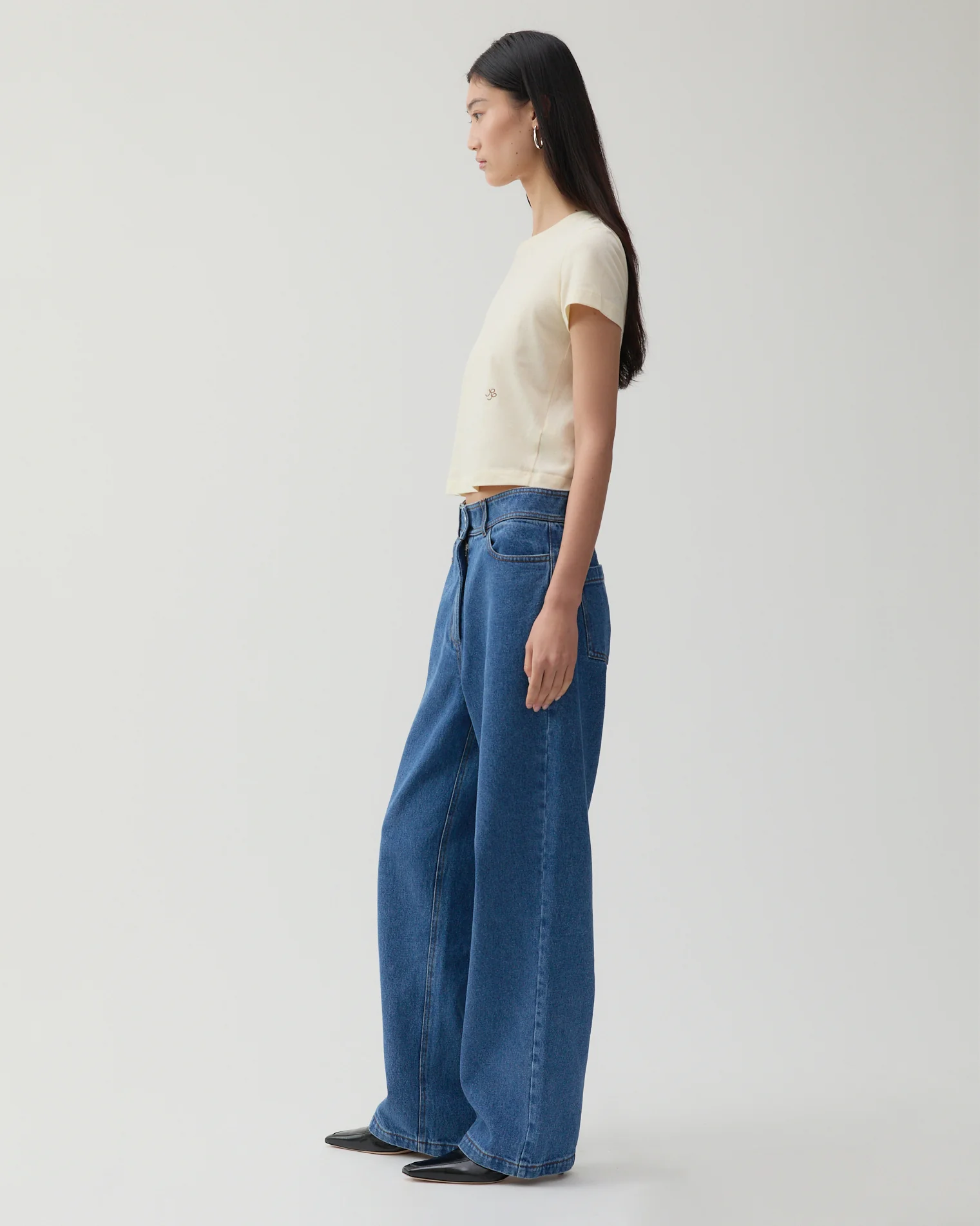 Adina T-Shirt Organic Cotton Jersey Butter - Image 4