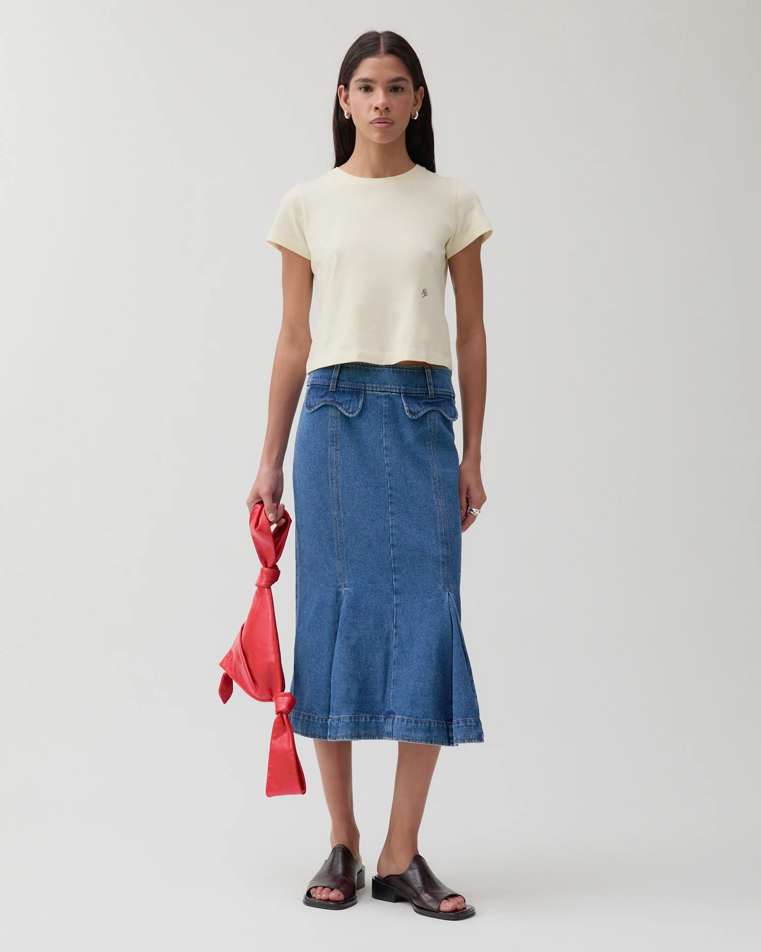 Adina T-Shirt Organic Cotton Jersey Butter - Image 6