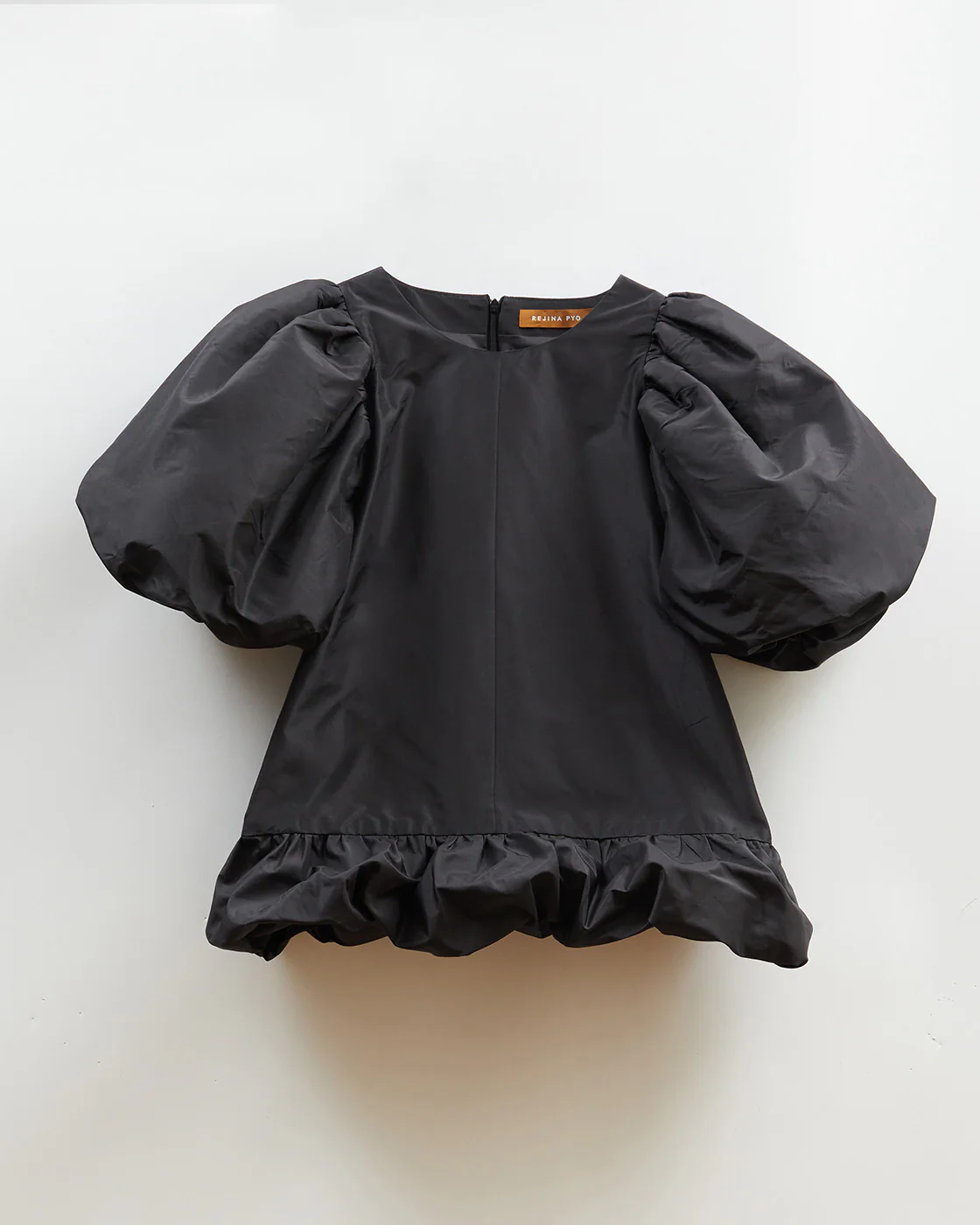 Alara Blouse Recycled Blend Taffeta Navy - Image 4