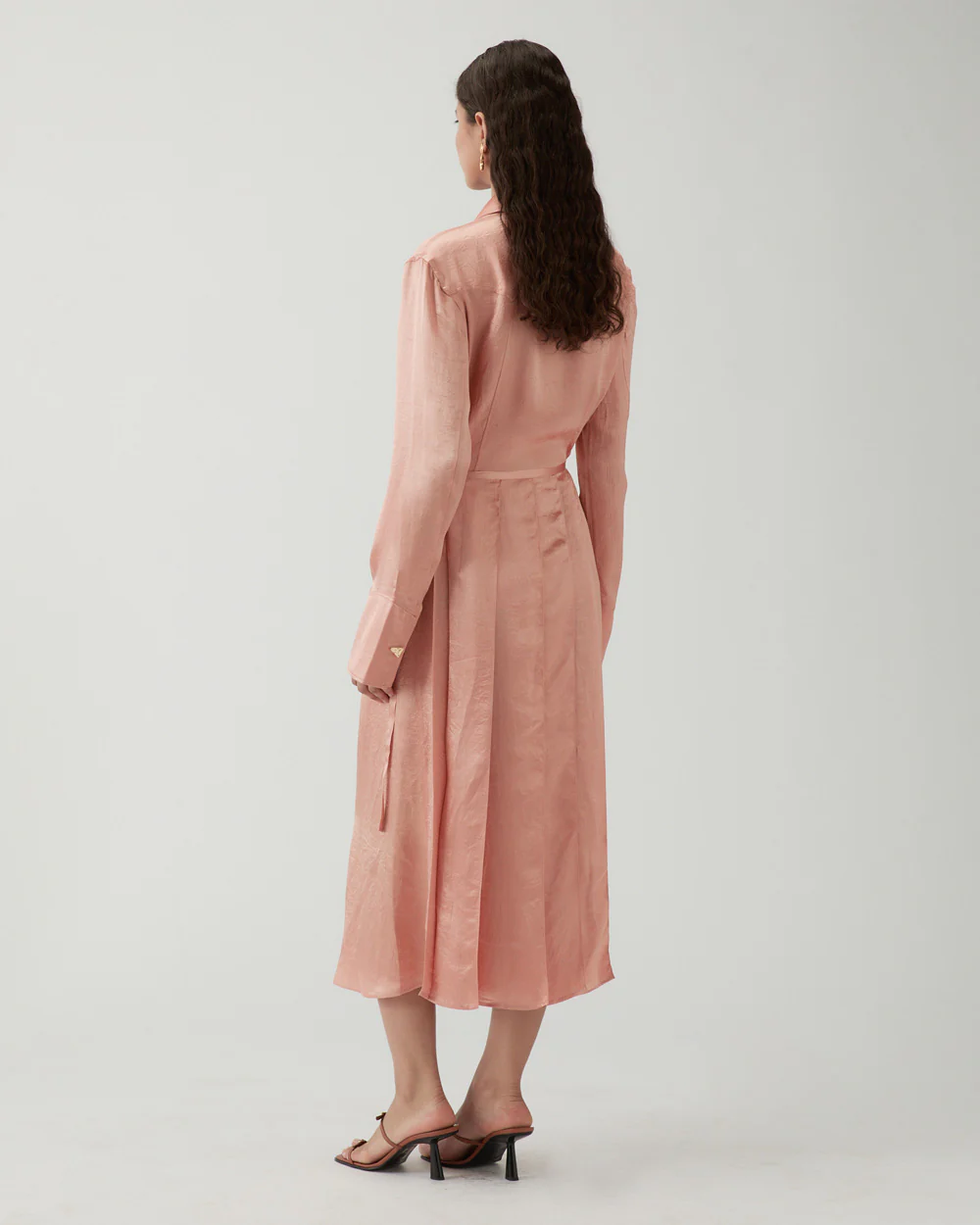 Alice Skirt Acetate Satin Pink - Image 4