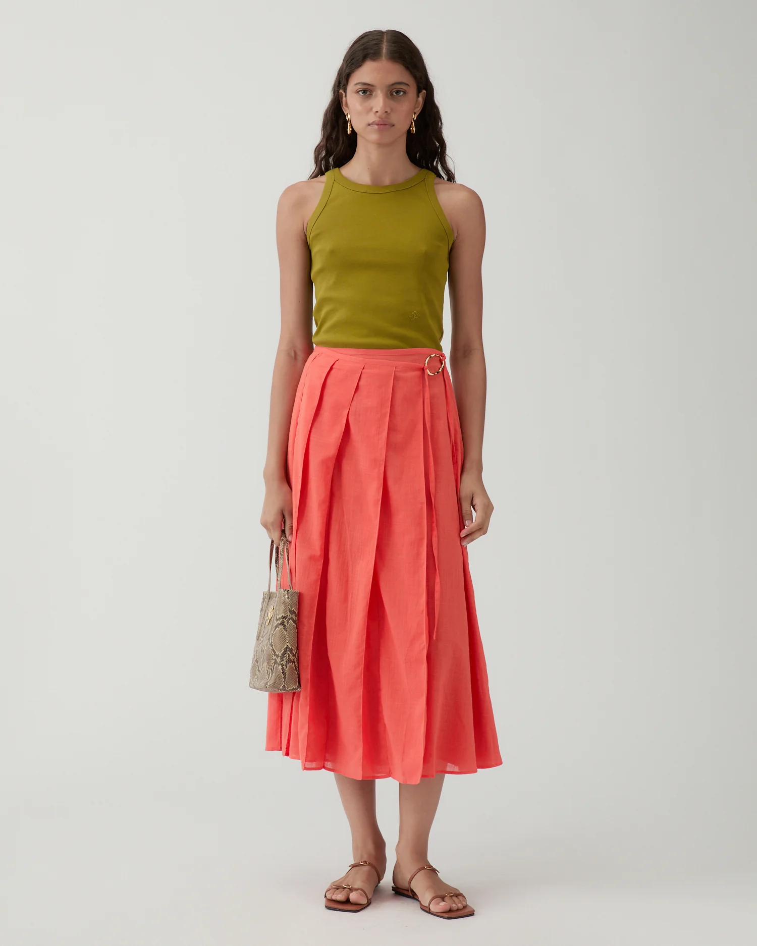 Alice Skirt Cotton Coral
