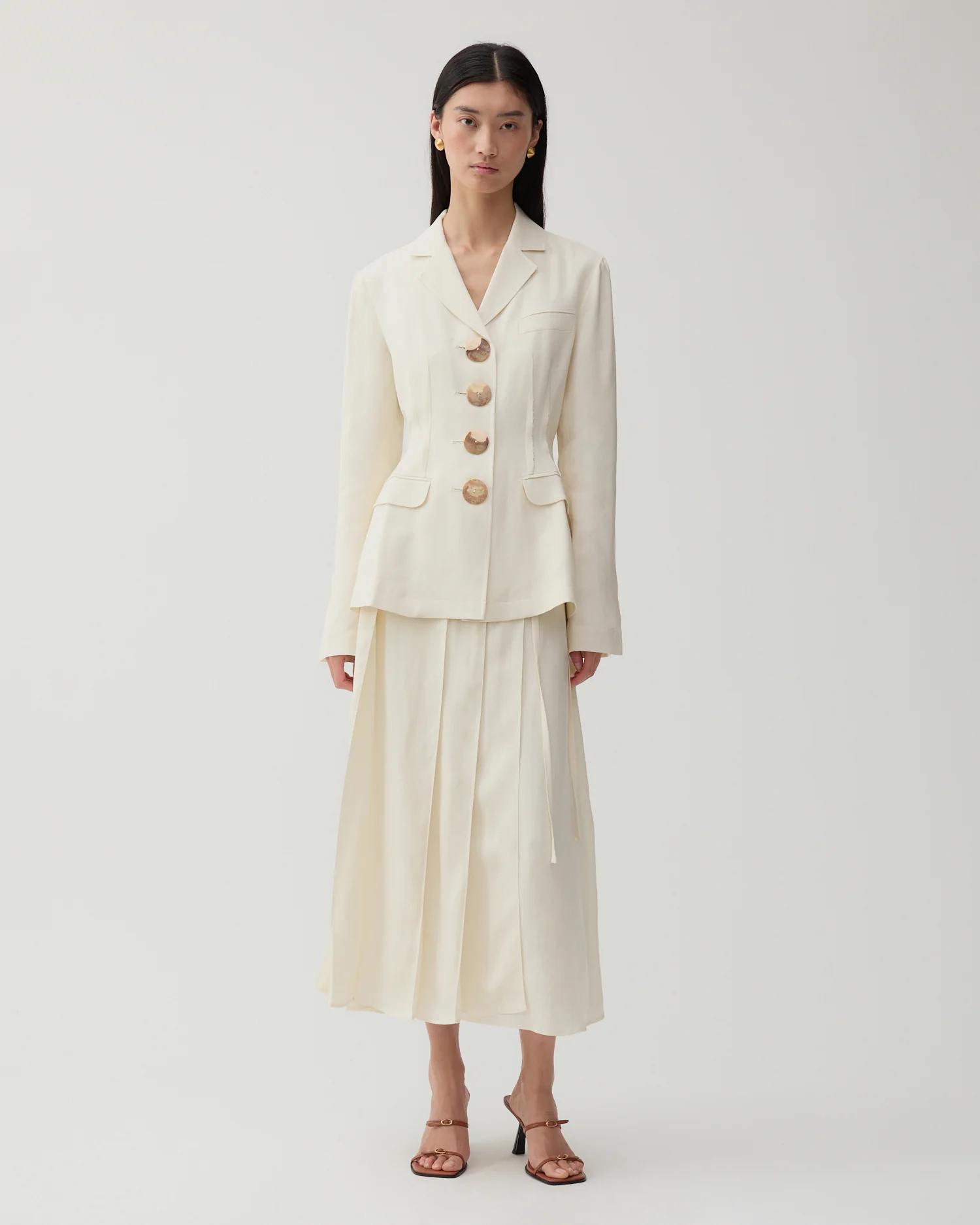 Alice Skirt Viscose Off-White - Image 4