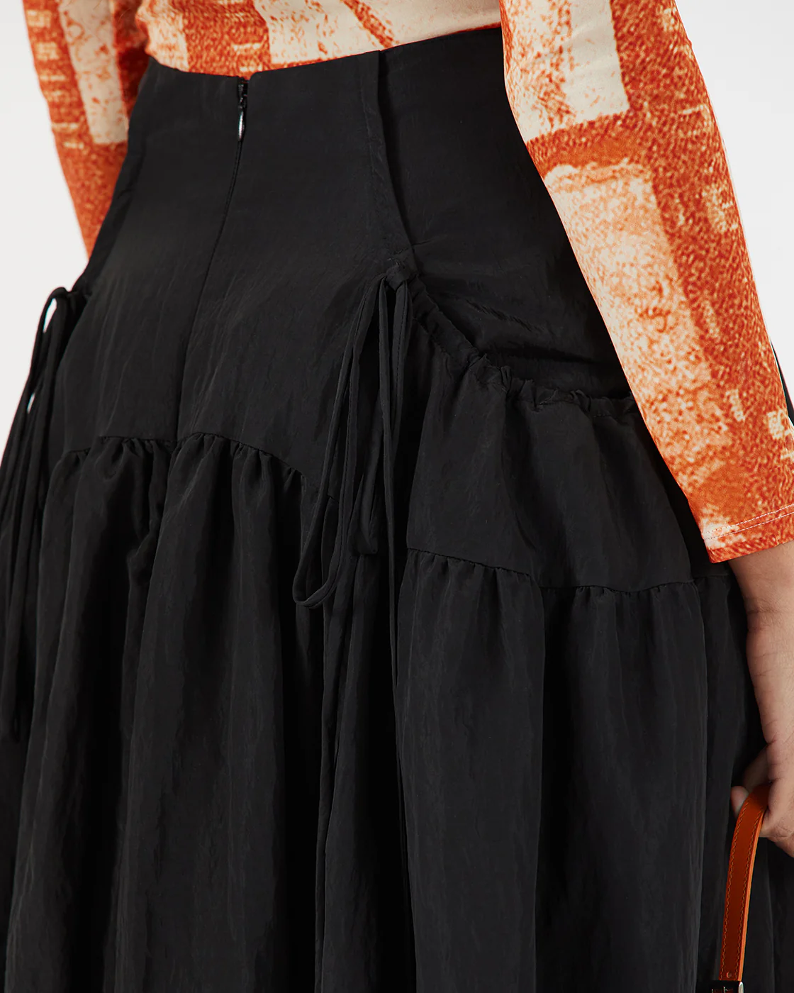 Anika Skirt Taffeta Black - Image 6