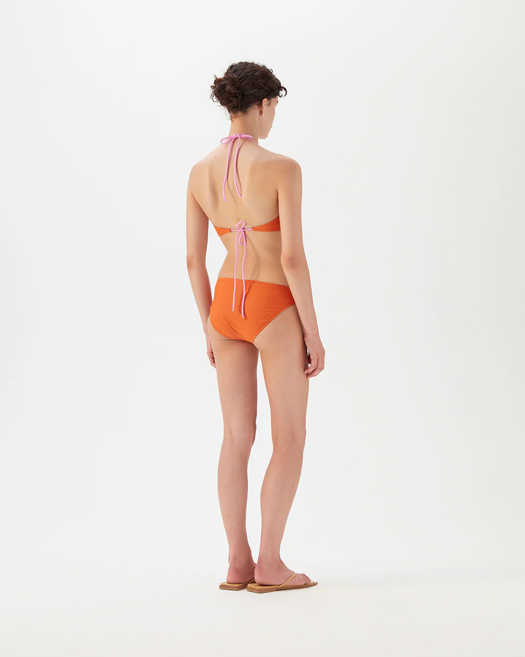Ava Bikini Brief Recycled Nylon Paprika - Image 6