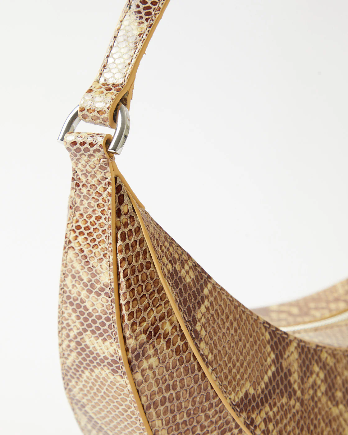 Petite Banana Bag Leather Print Snake - Image 5