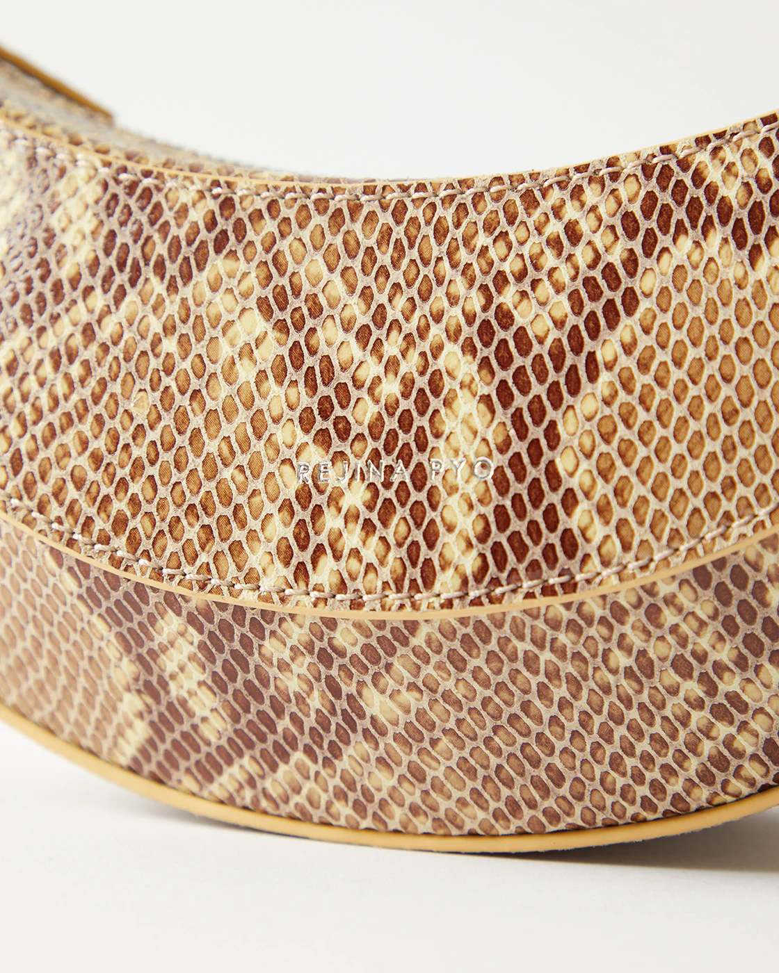 Petite Banana Bag Leather Print Snake - Image 6