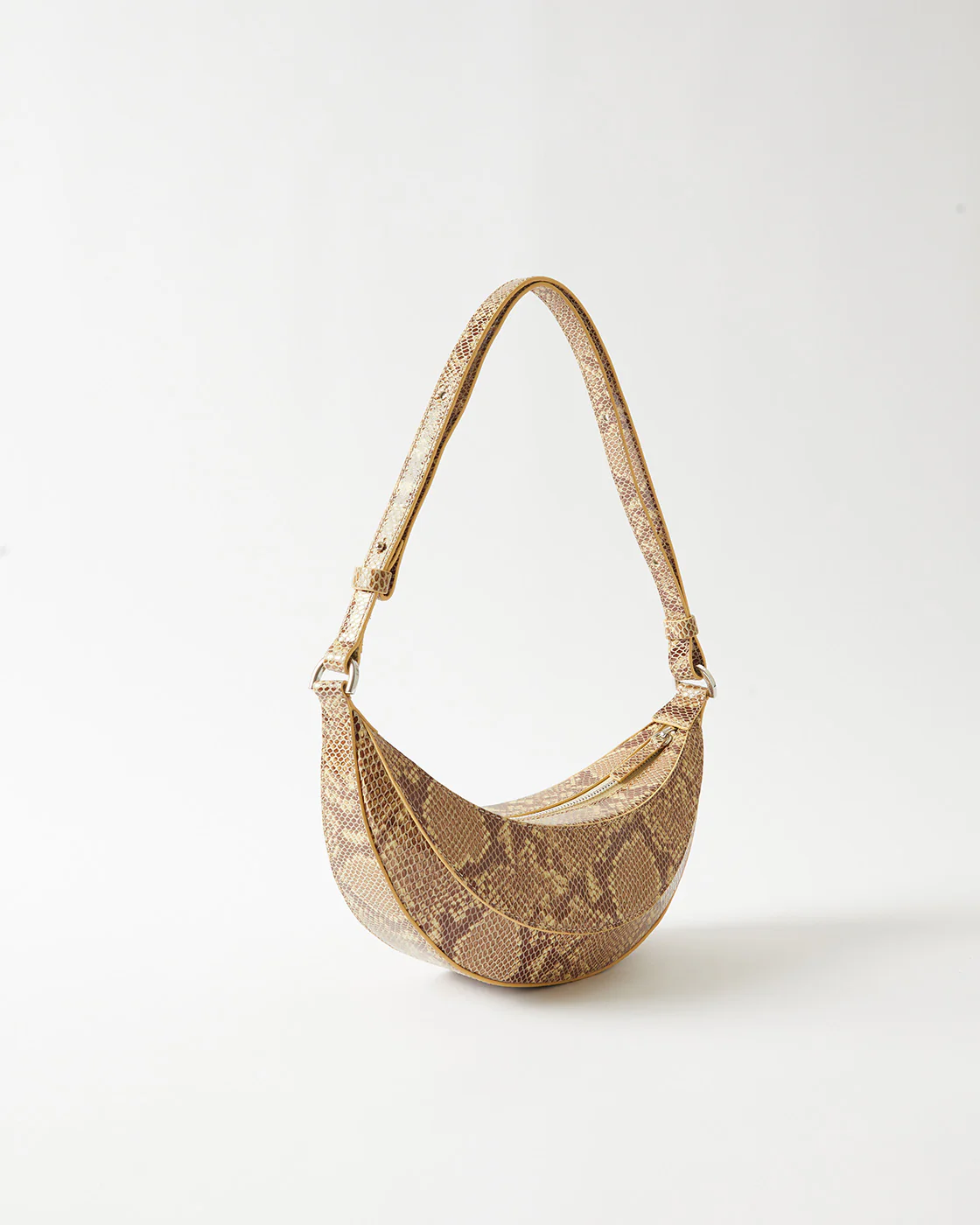 Petite Banana Bag Leather Print Snake - Image 7