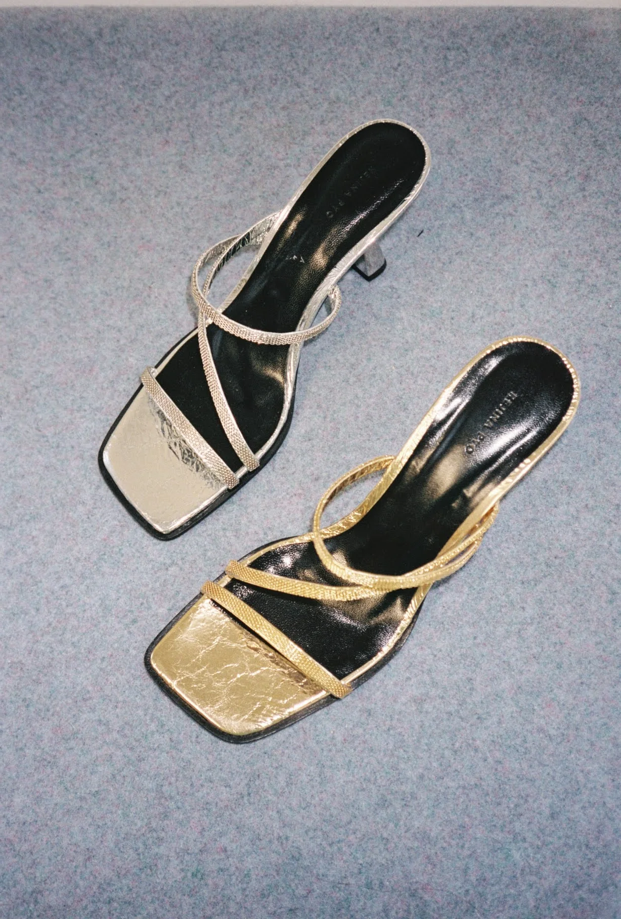 Bella Sandals Leather Silver - Image 6
