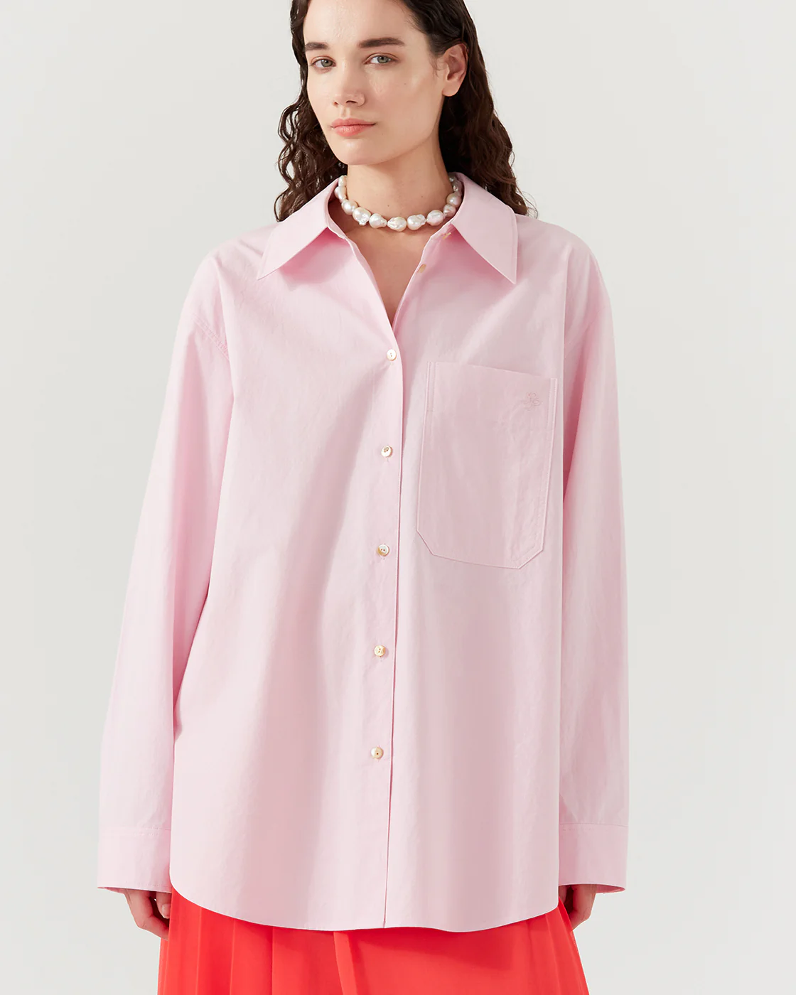Caprice Shirt Organic Cotton Rose - Image 5