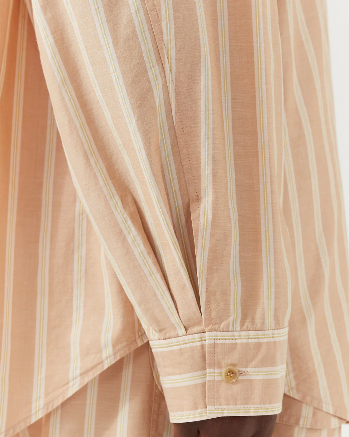 Caprice Shirt Silk Blend Stripe Pink - Image 3