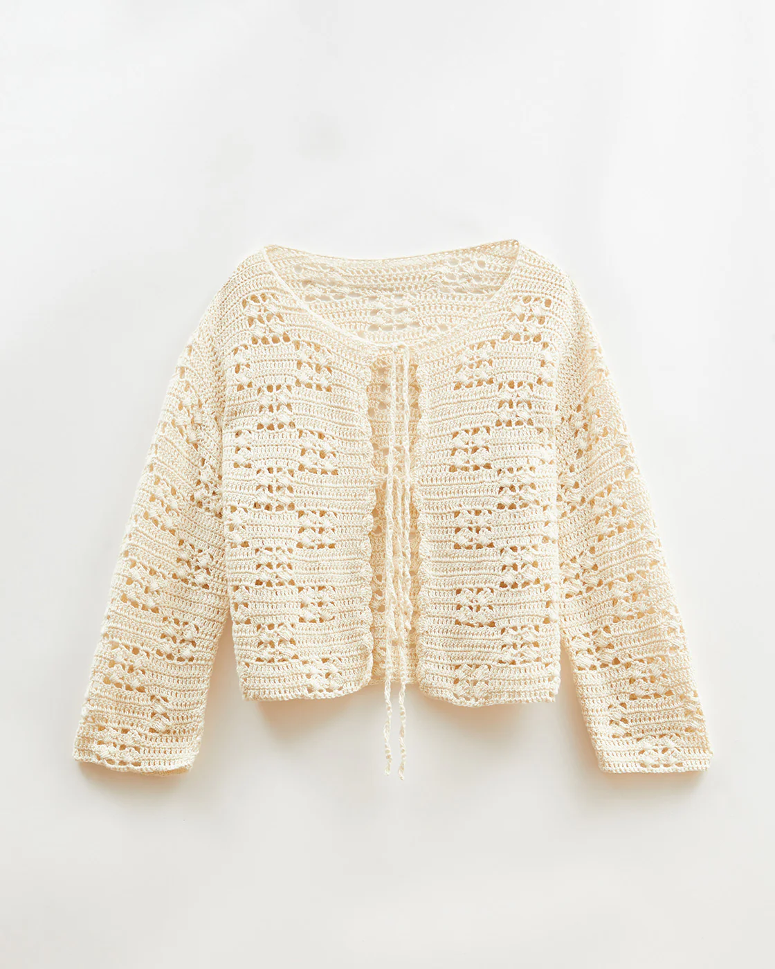 Caro Cardigan Organic Cotton Cream - Image 6
