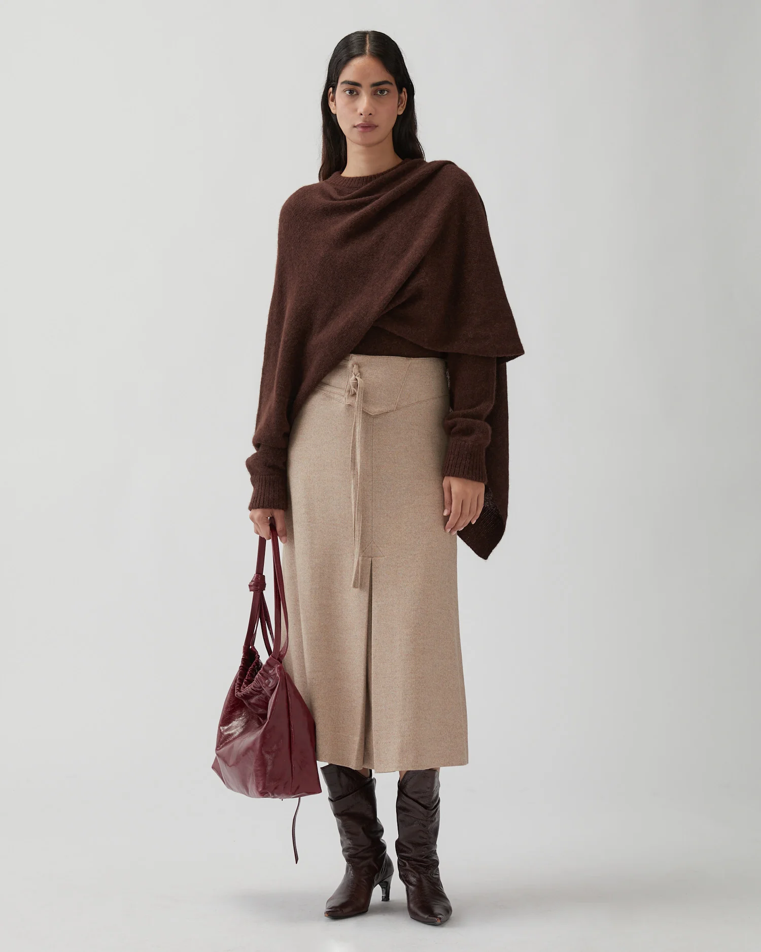Colette Sweater Alpaca Blend Brown