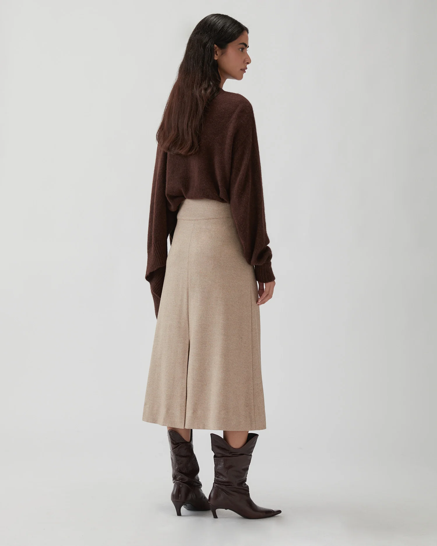 Colette Sweater Alpaca Blend Brown - Image 3