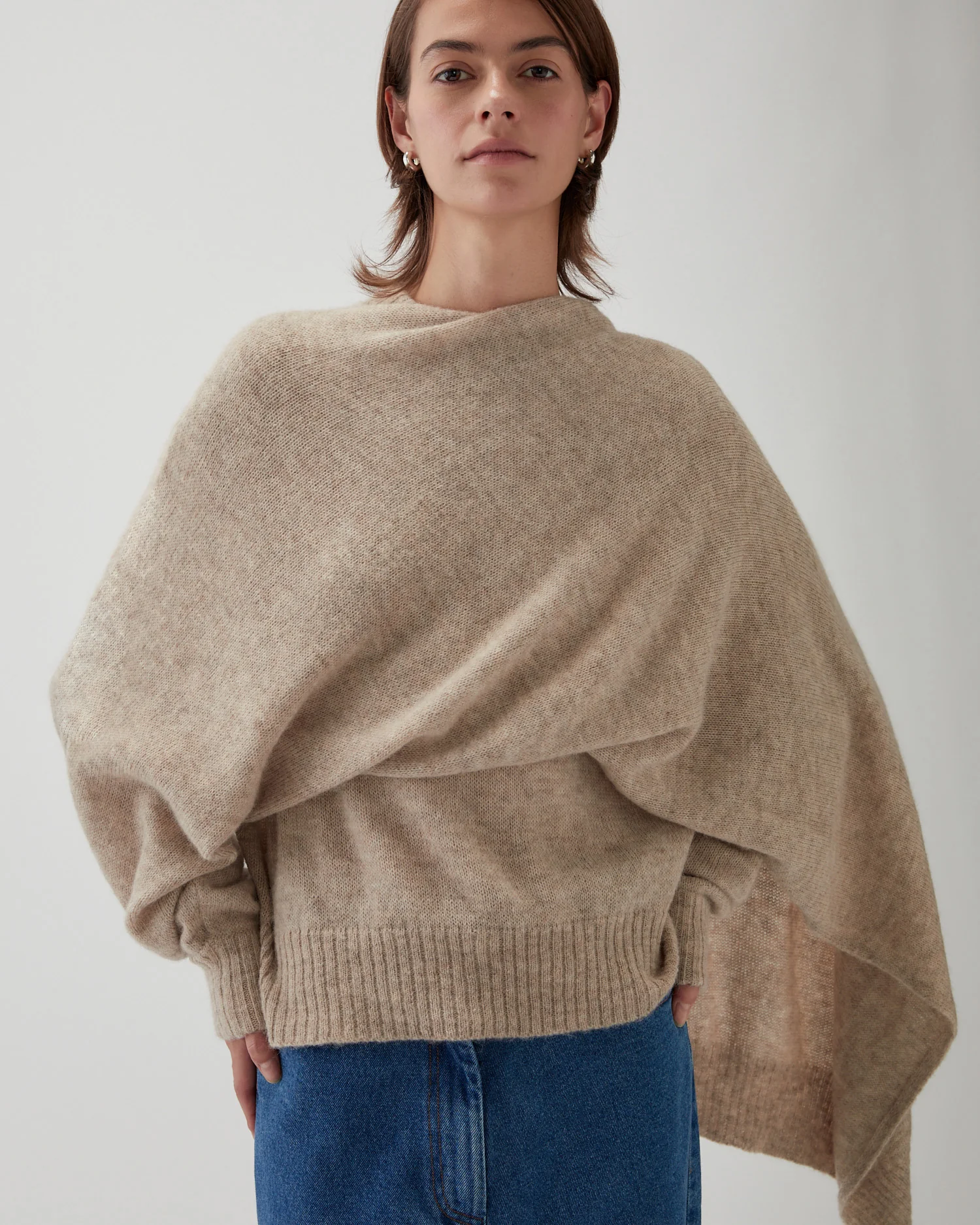 Colette Sweater Alpaca Blend Oat - Image 4