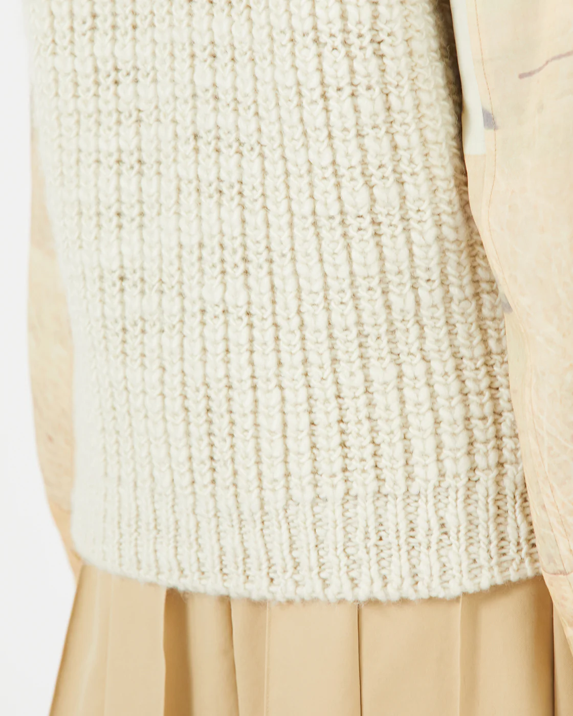 Dan Vest Wool Ecru - Image 6