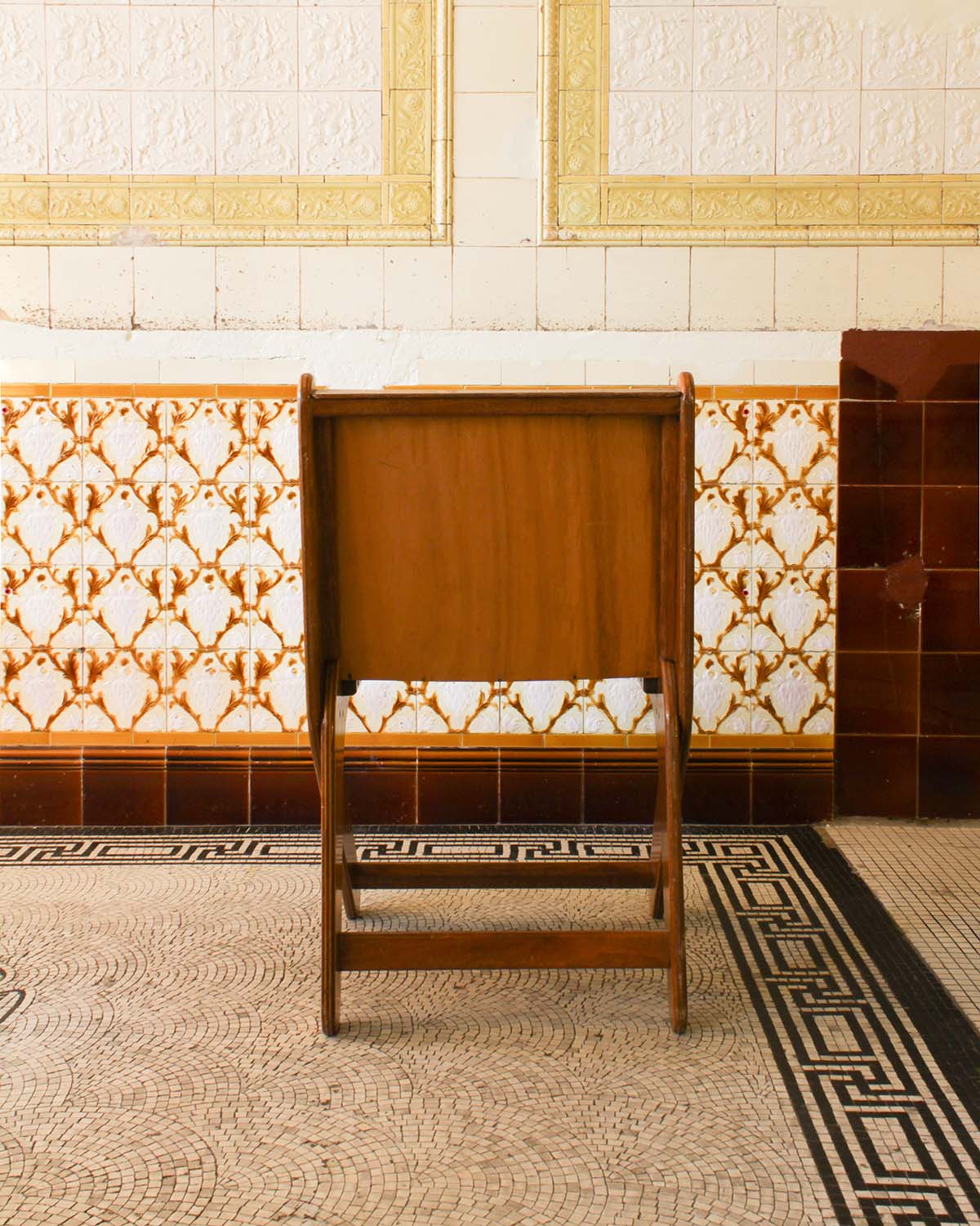 Danish Vintage Wooden Chair - Image 6