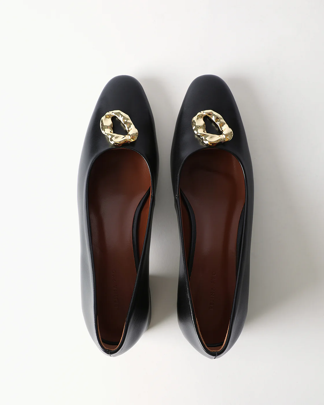 Doughnut Pumps Leather Nappa Black - Image 5