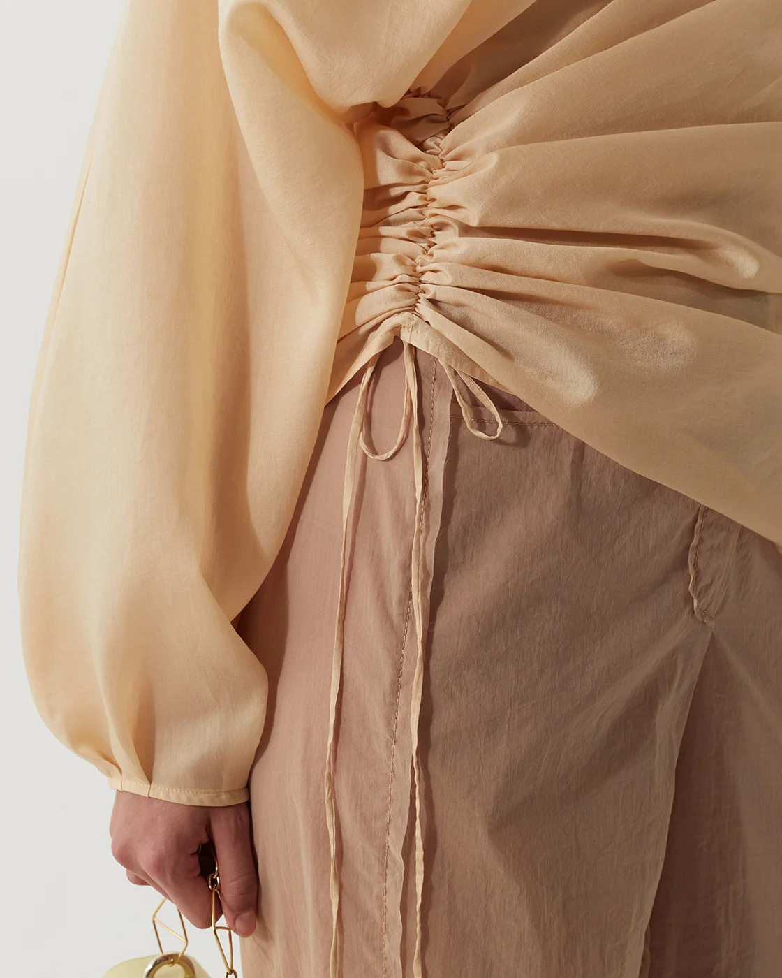 Ebba Top Tencel Blend Tan - Image 5