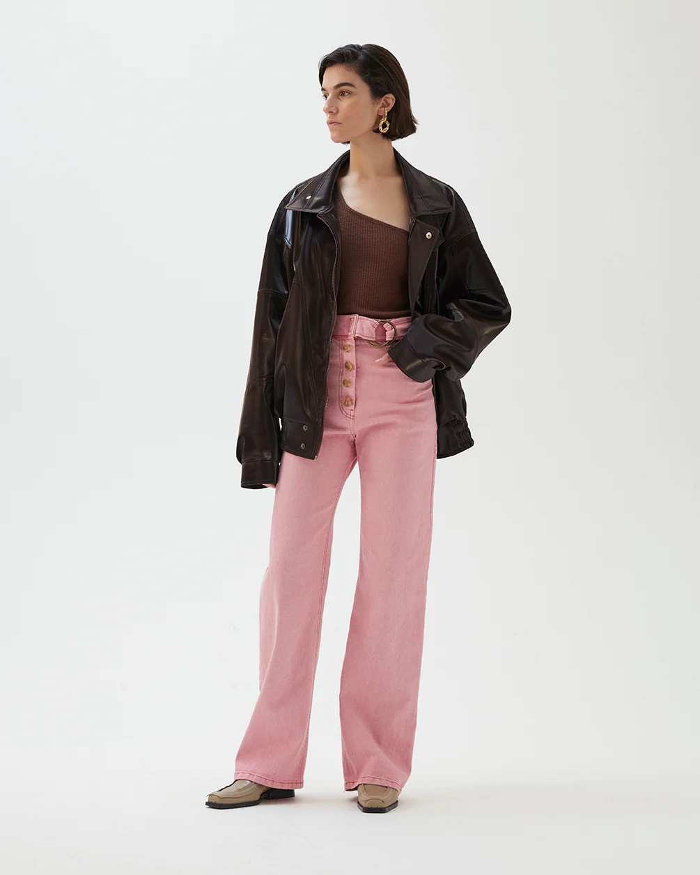 Emily Jeans Organic Cotton Denim Pink - Image 3