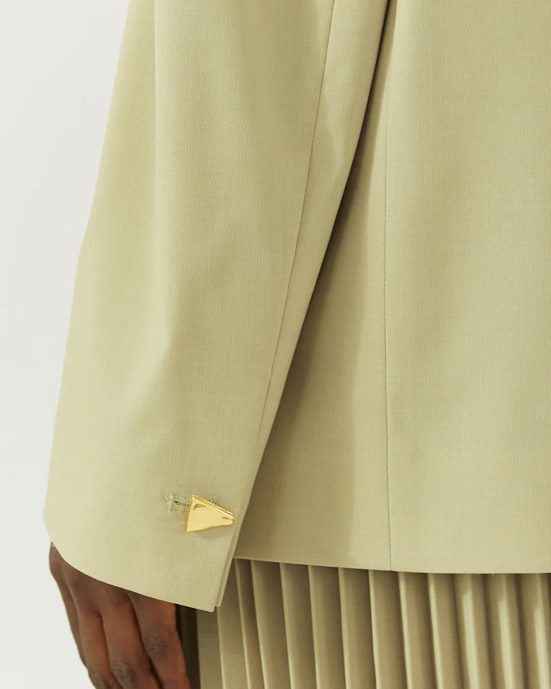 Enzo Blazer Tailored Suiting Sage - Image 5