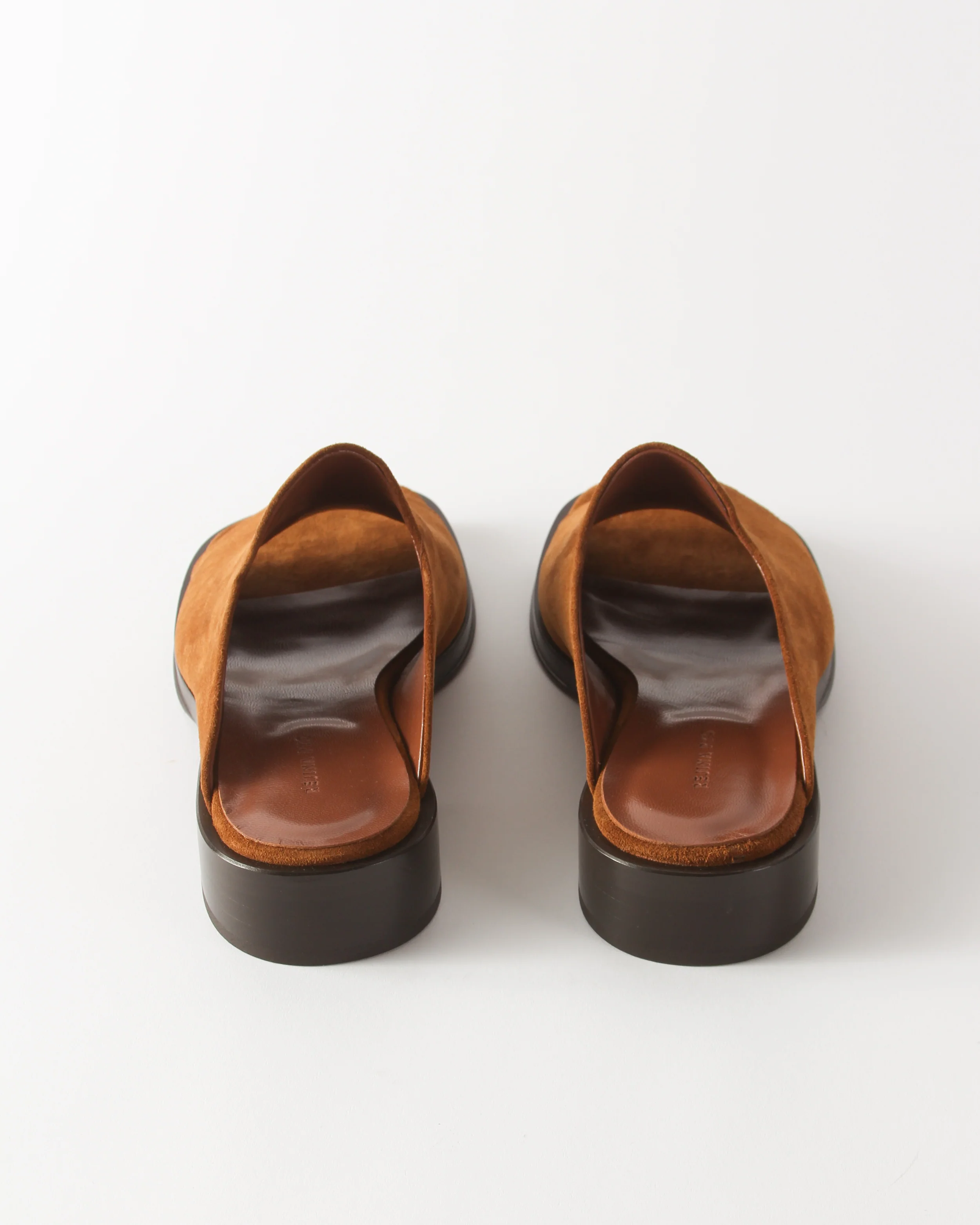 Flat Mule Suede Tan - Image 6