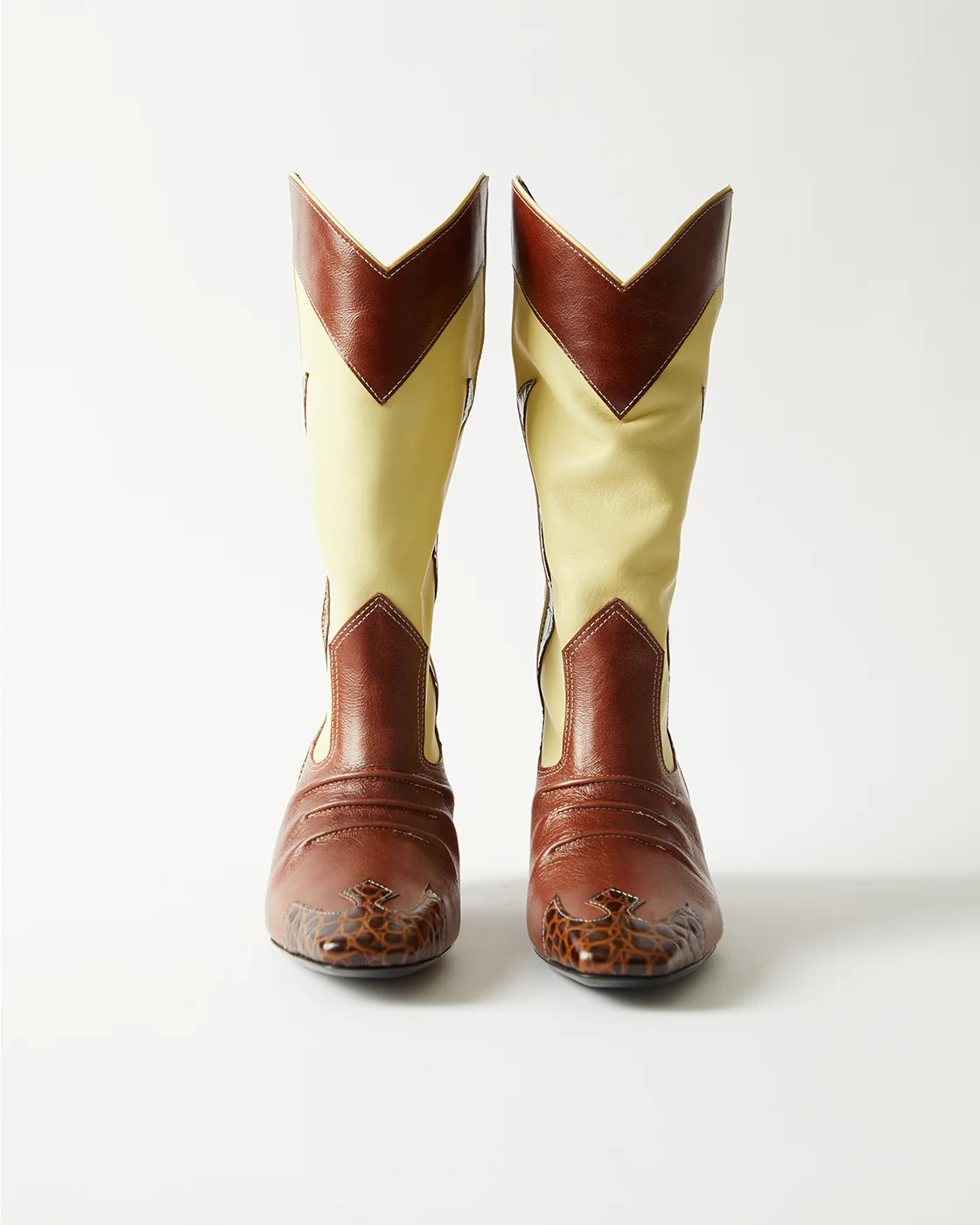 Jessie Boots Leather Butter Yellow - Image 4