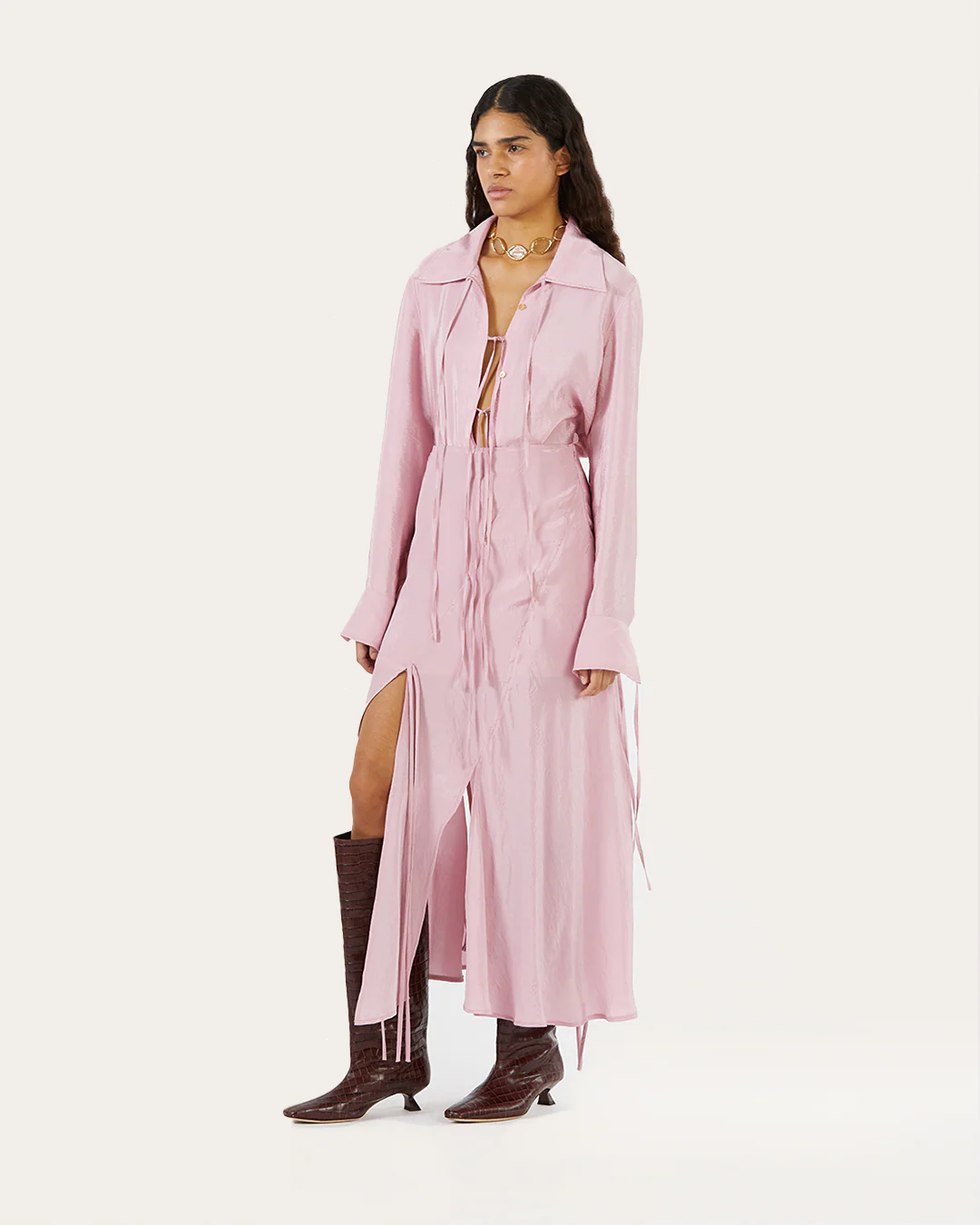 Joey Skirt Viscose Blend Pink