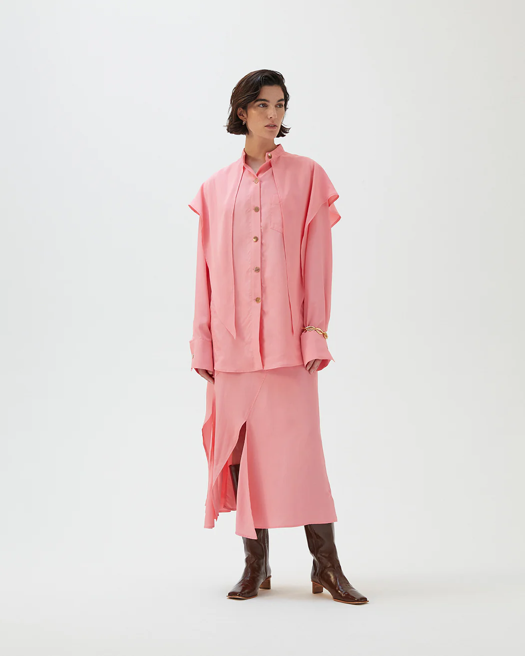 Jolene Blouse Viscose Pink - Image 2