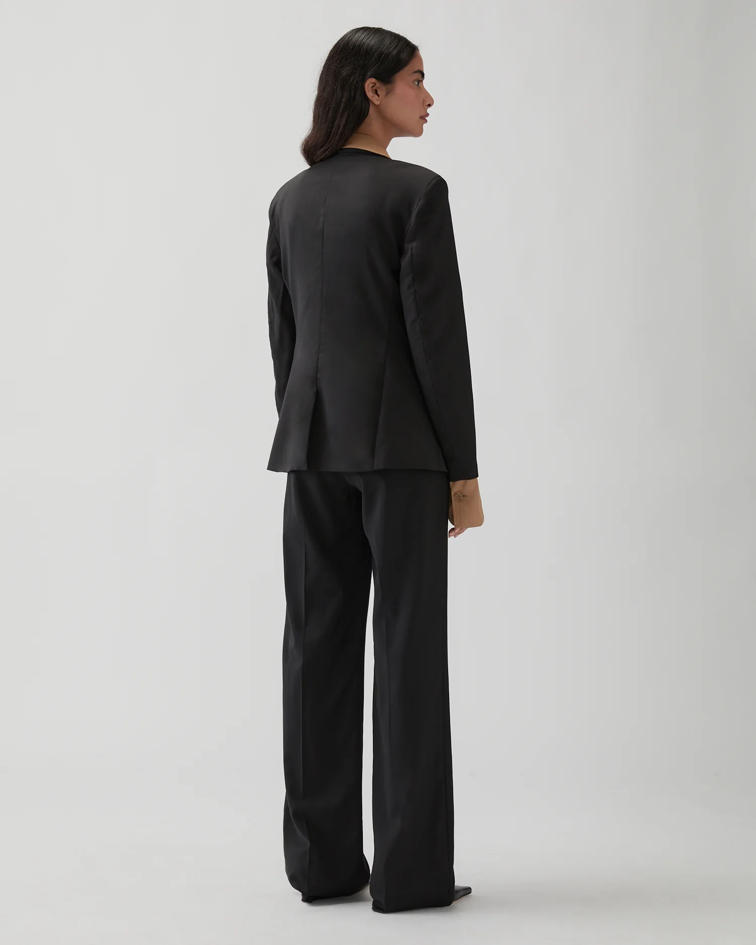 Lina Jacket Wool Suiting Black - Image 4