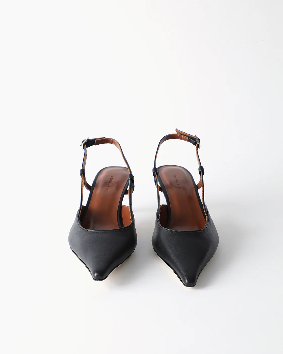Lou Kitten Heels Leather Black - Image 6