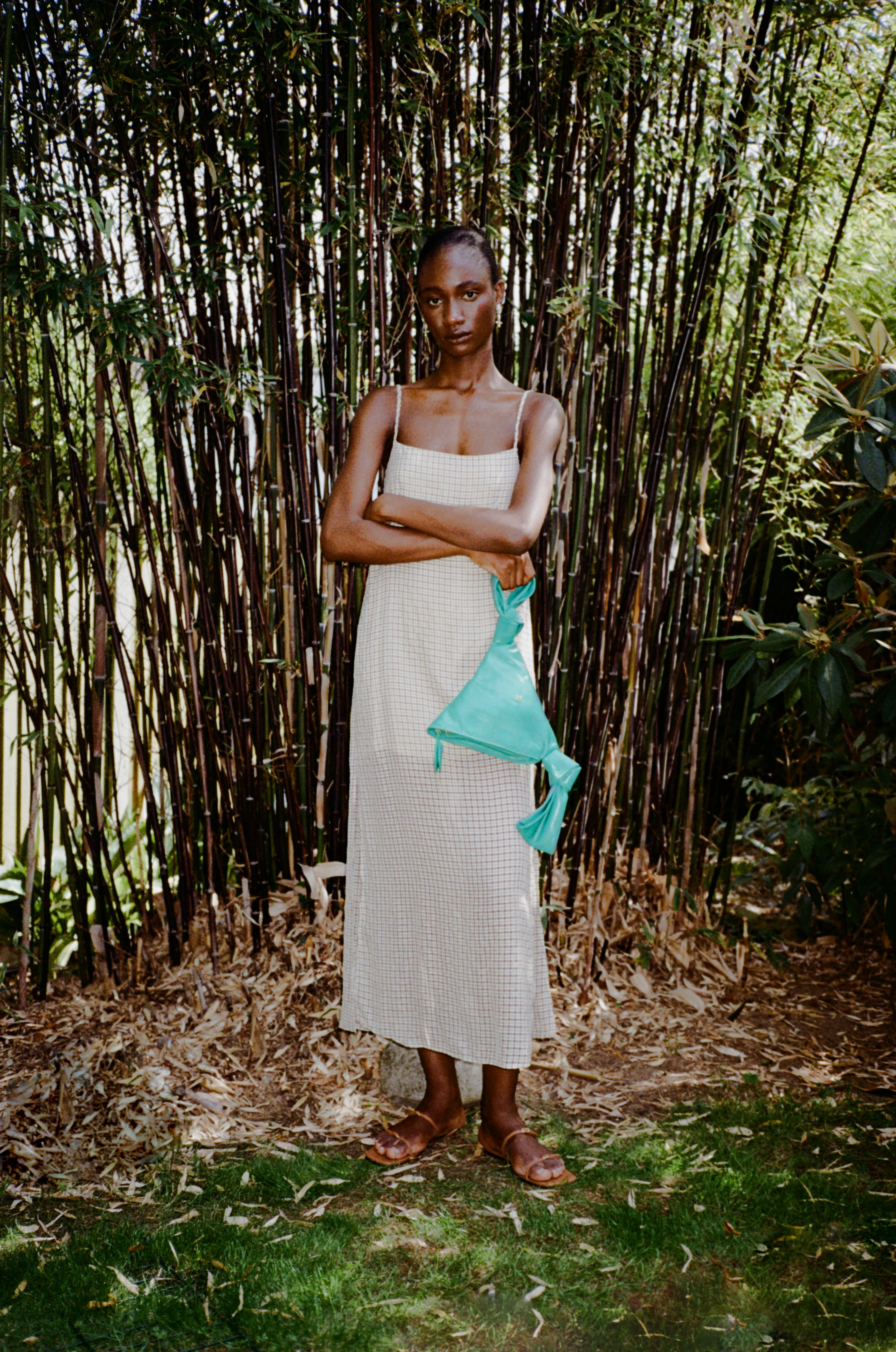 Kennedy Dress Check Green - Image 5