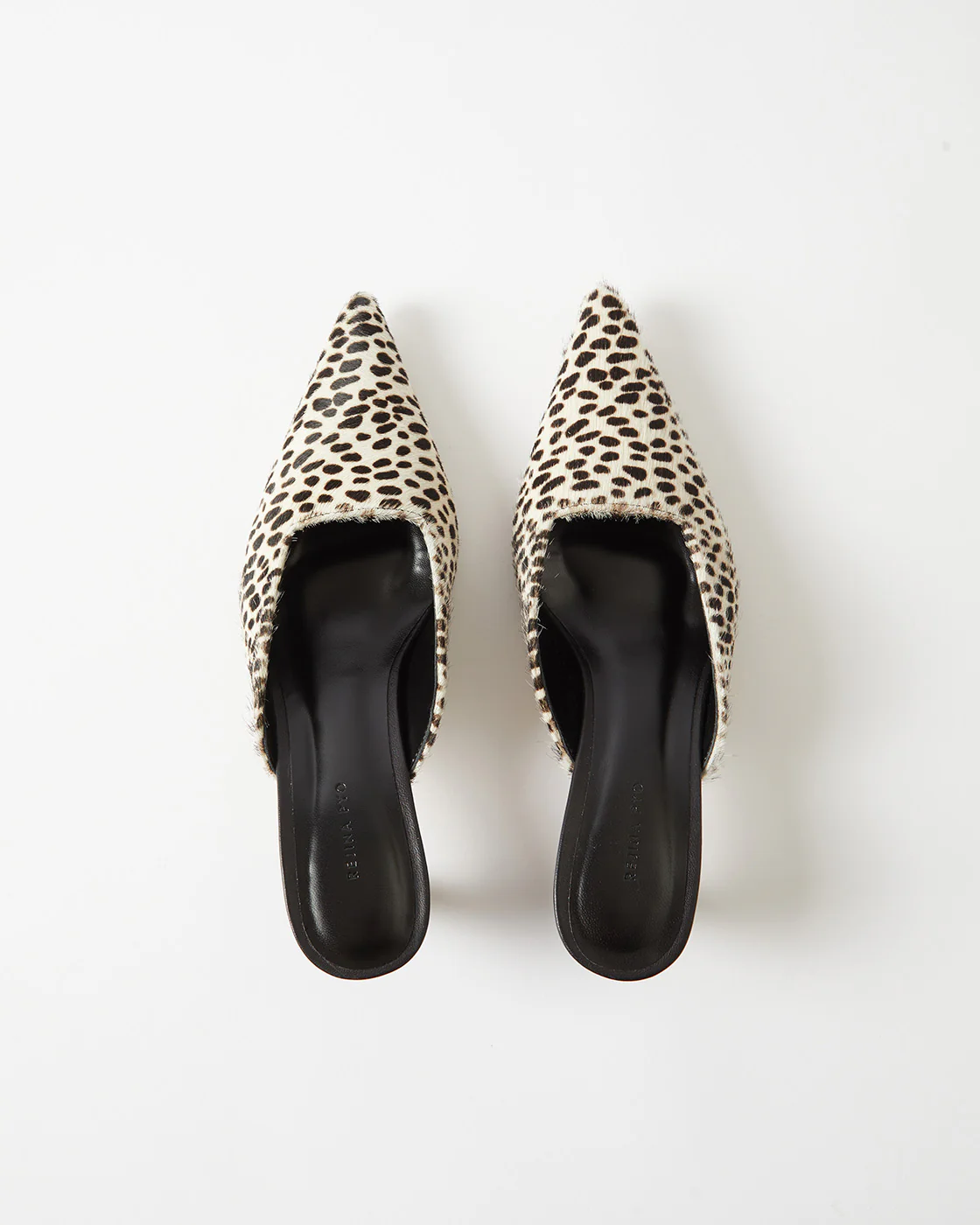 Mathilde Mule Pony Polkadot Black + White - Image 4