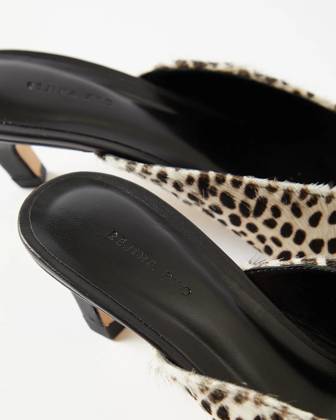 Mathilde Mule Pony Polkadot Black + White - Image 5