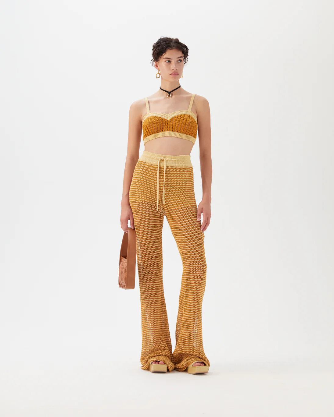Maxine Top Linen Blend Brown - Image 2
