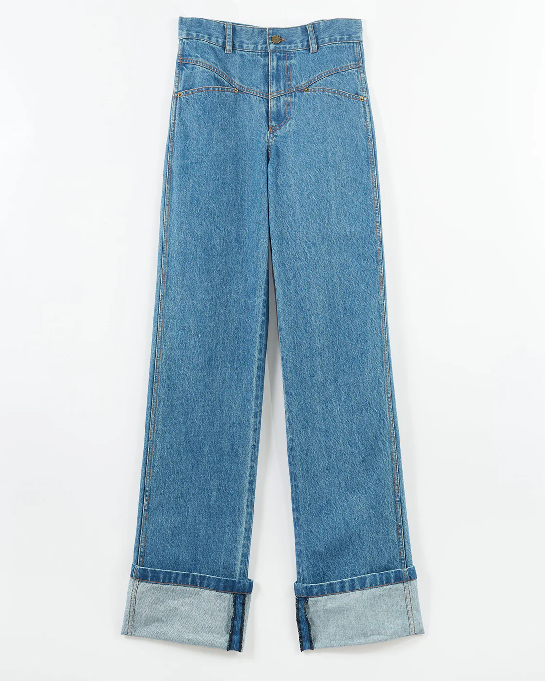 Nemy Trousers Organic Cotton Denim Blue - Image 7