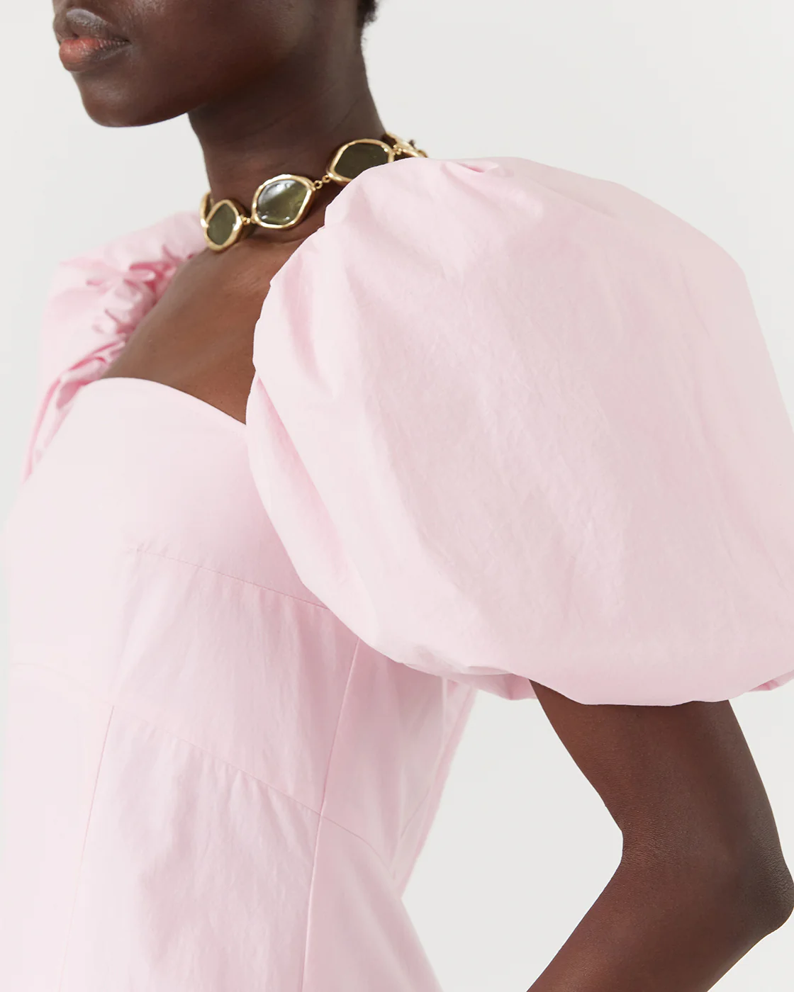 Oksana Dress Organic Cotton Rose - Image 6
