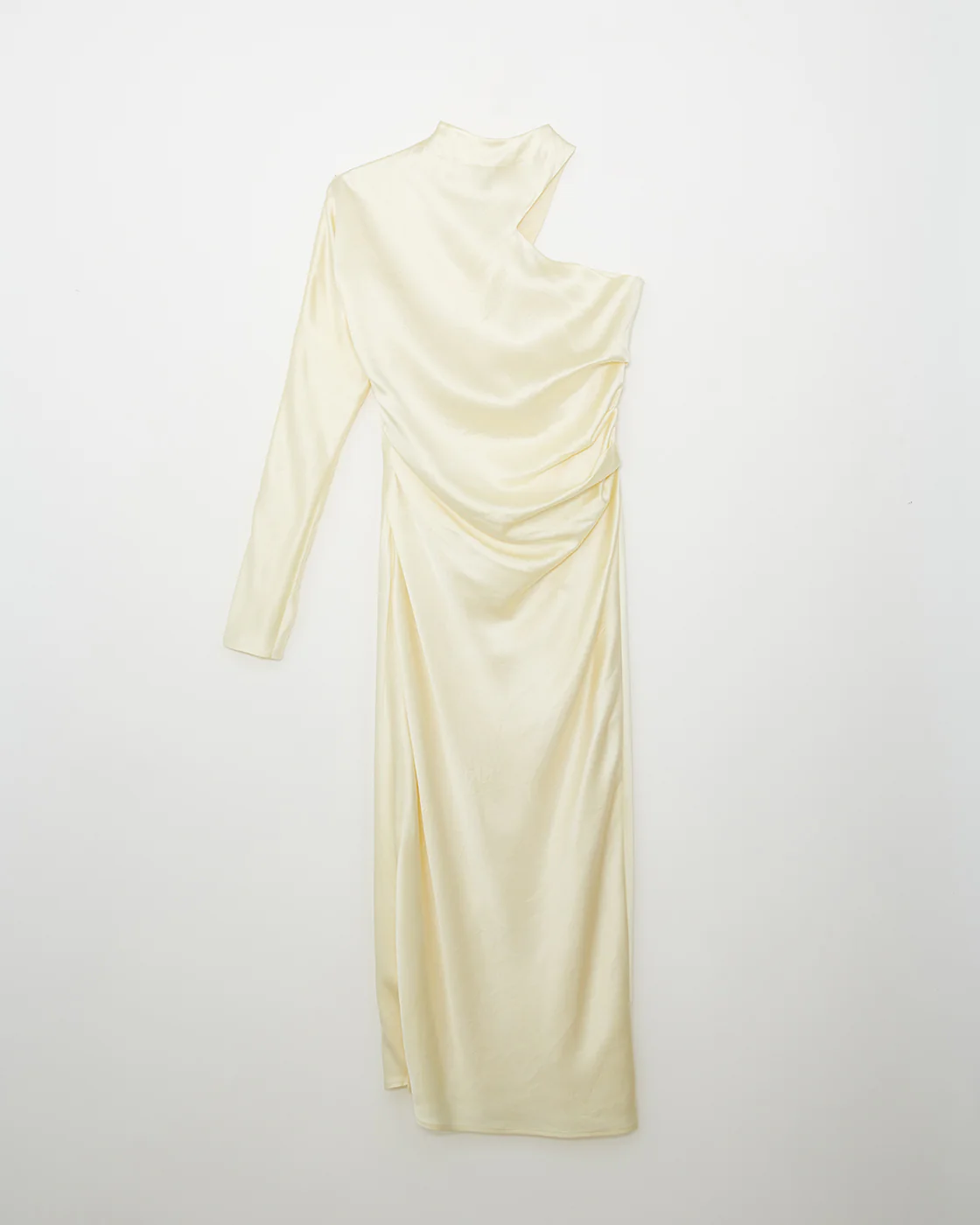 Ola Dress Silk Satin Butter - Image 8