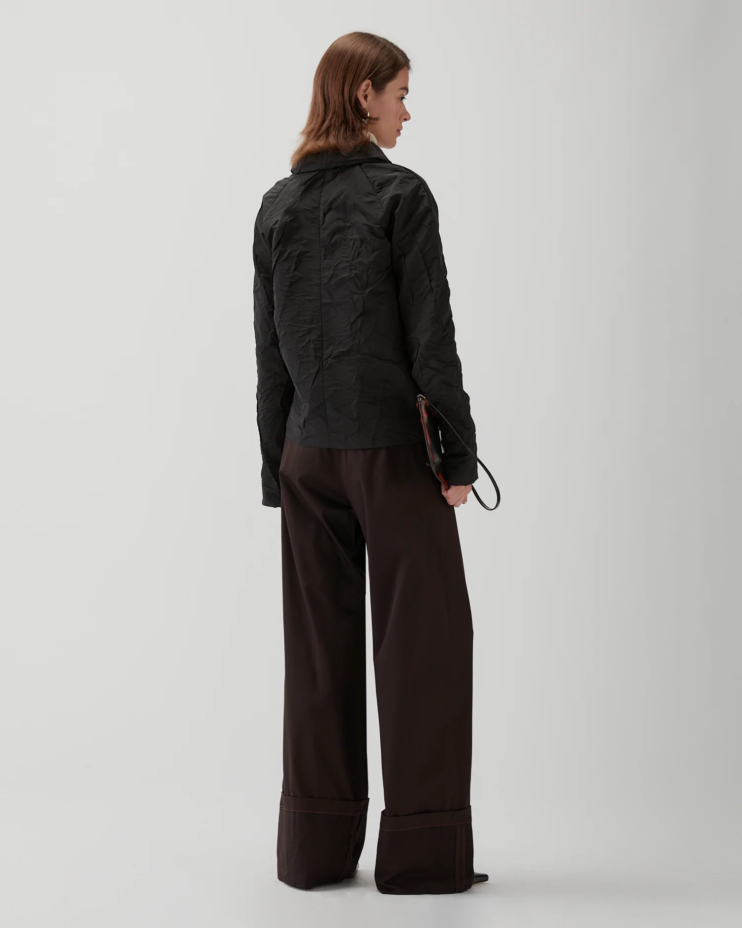 Paola Jacket Cotton Crush Black - Image 4