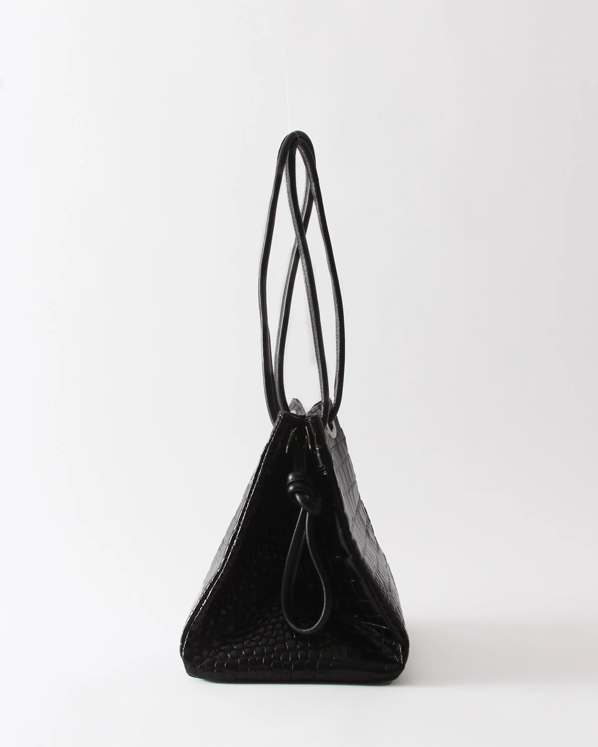 Rita Bucket Leather Embossed Black - Image 7
