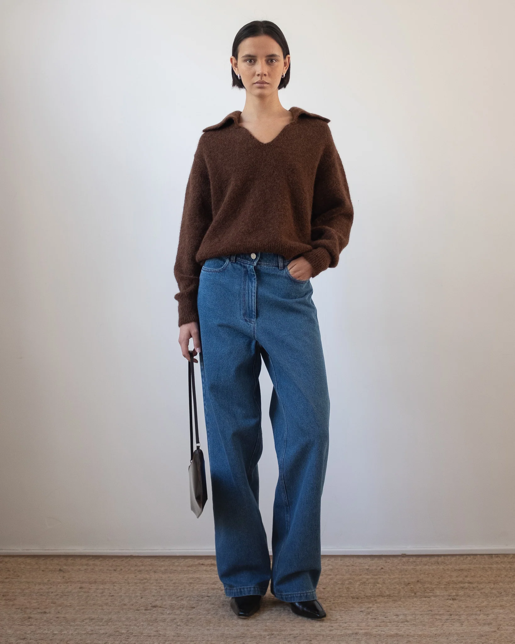 Sandy Sweater Alpaca Brown - Image 3