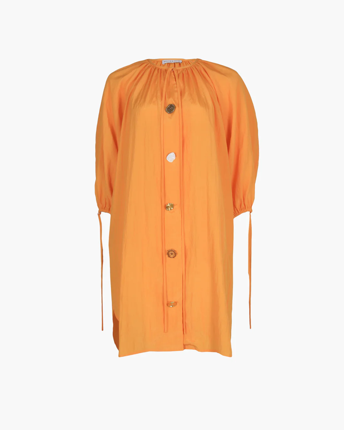 Scout Dress Viscose Blend Orange - Image 5