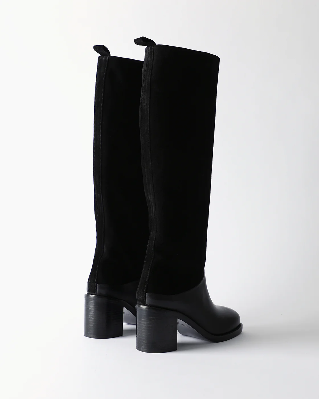 Shania Boots Suede and Leather Black - Image 3