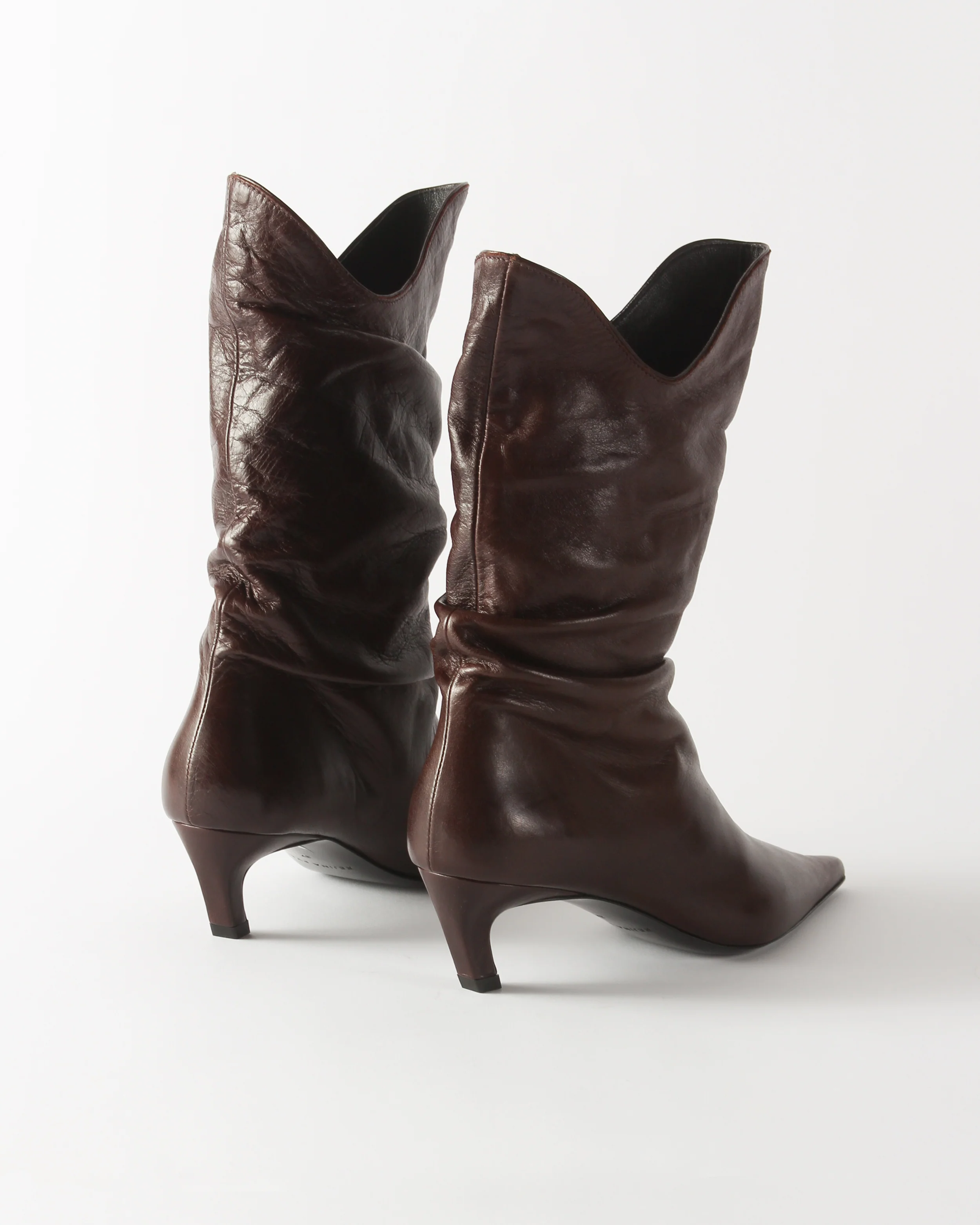 Slouchy Boot Leather Cappuccino - Image 4