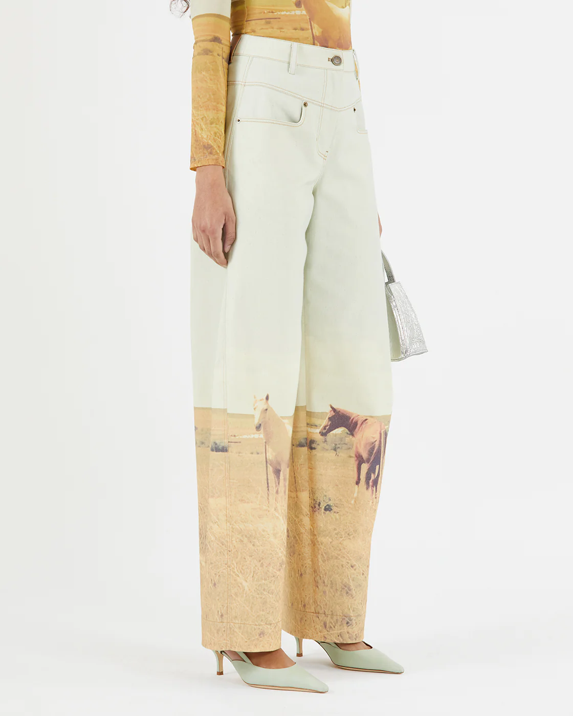 Sonny Jeans Organic Cotton Denim Print Horse - Image 2