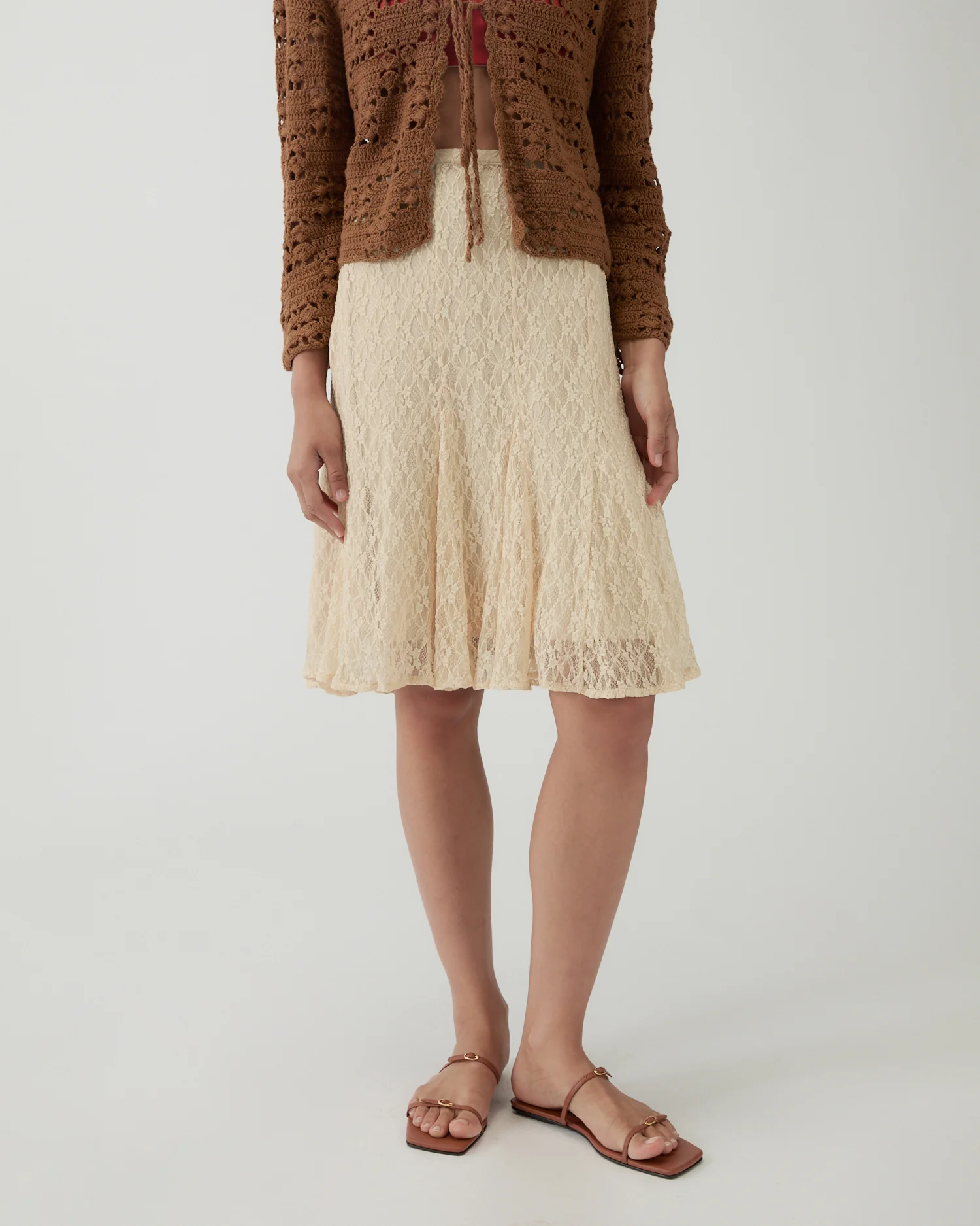 Taylor Skirt Lace Cream - Image 2