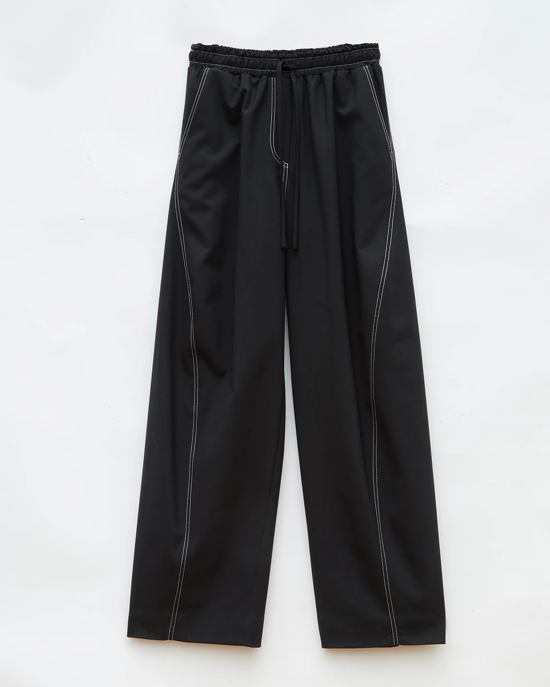 Una Trousers Wool Blend Suiting Black - Image 6